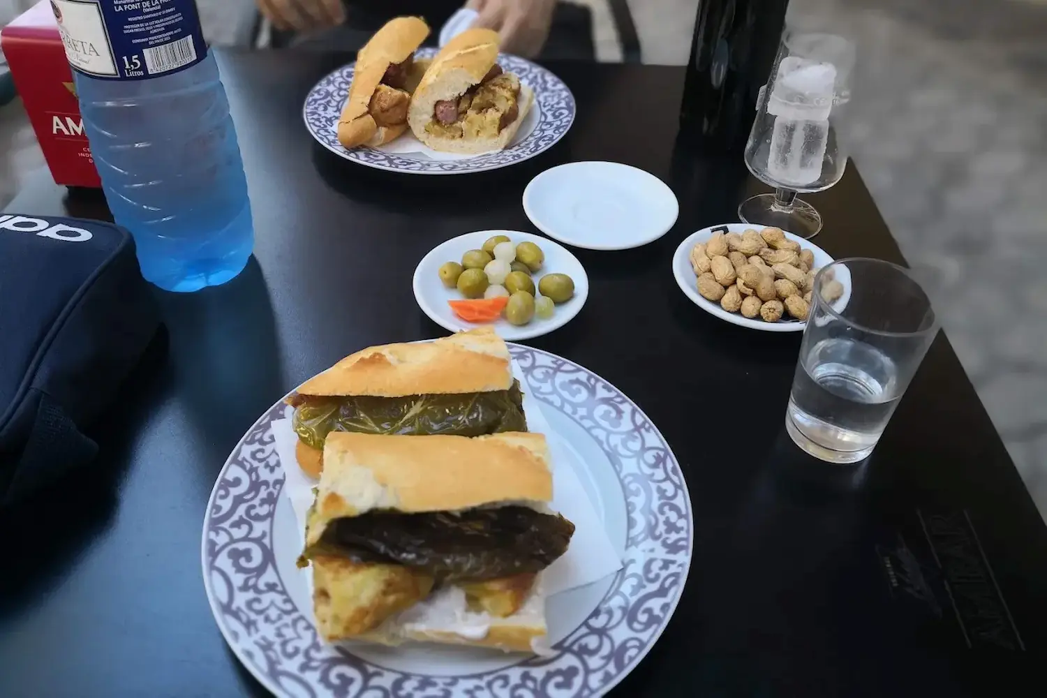 el menú del día se dispara