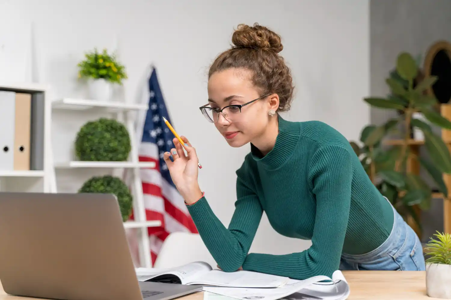 estudiante en EEUU