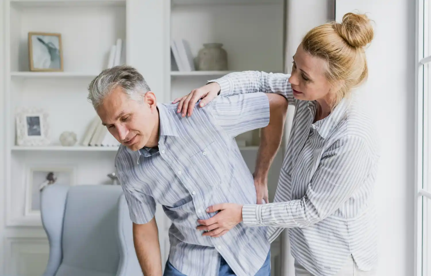 fisio cura mayor con dolor de espalda