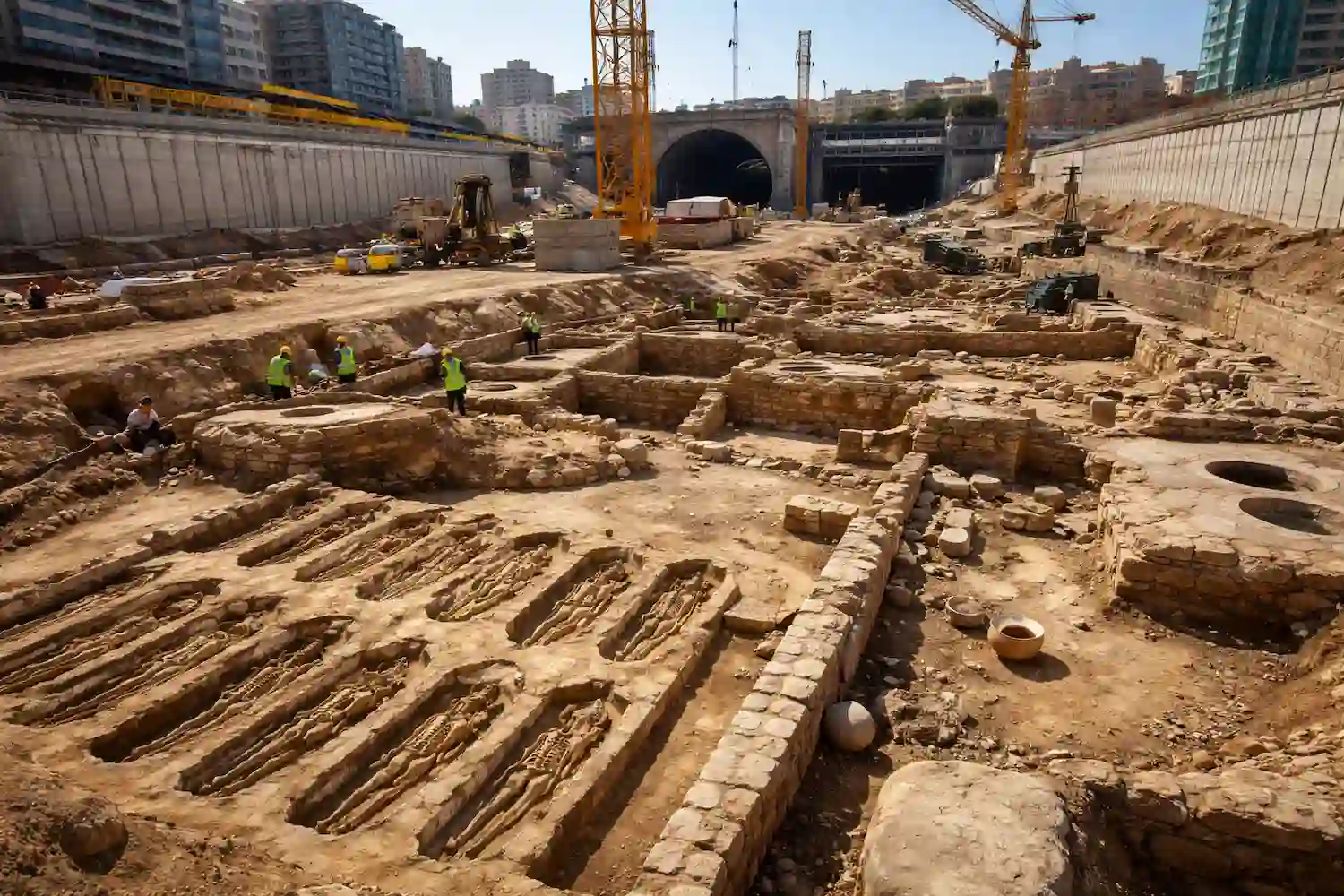 necrópolis islámica AVE València