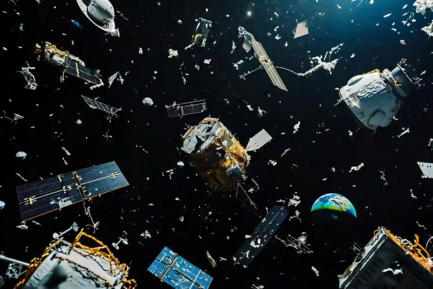 satélite de madera para limpiar la órbita
