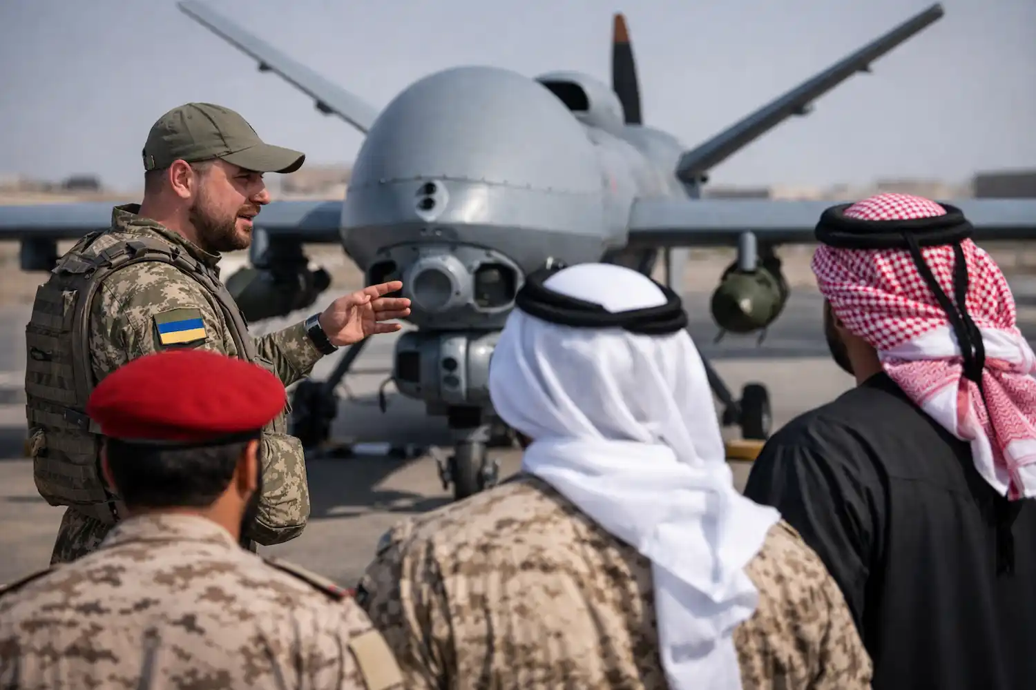 Arabia Ucrania guerra de los drones