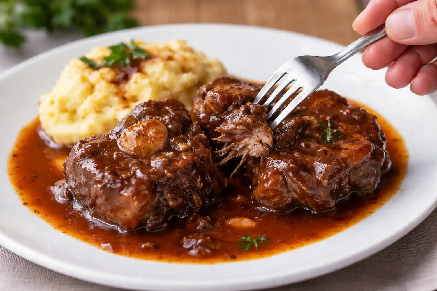 Rabo de ternera al vino tinto