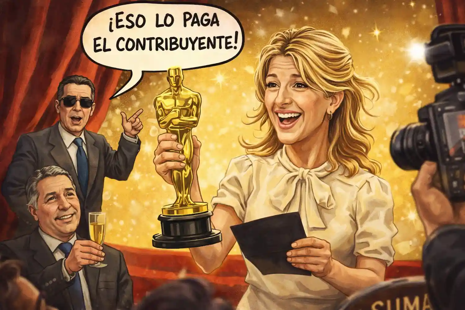 Yolanda Díaz viaja a los Óscar