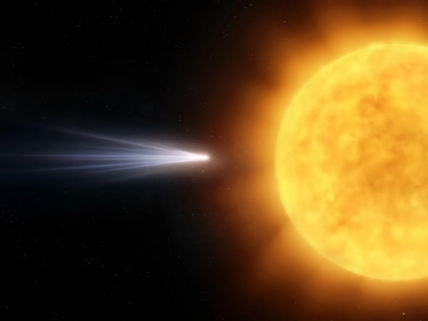 cometa que roza el Sol