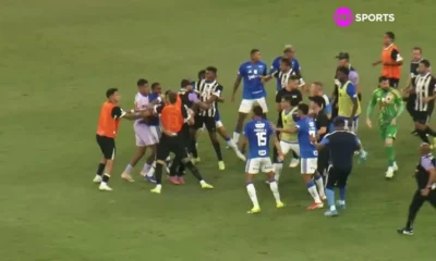 pelea en Cruzeiro-Atlético