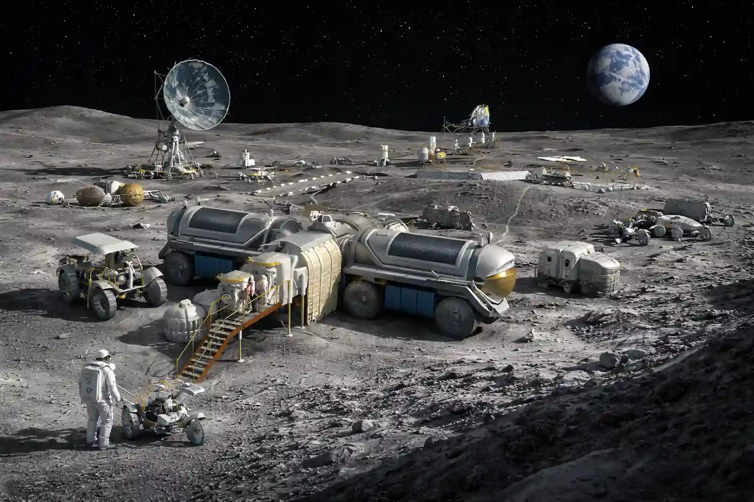 plan de la NASA para colonizar la Luna