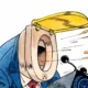 viñeta-retrete de Trump triunfa en Suiza