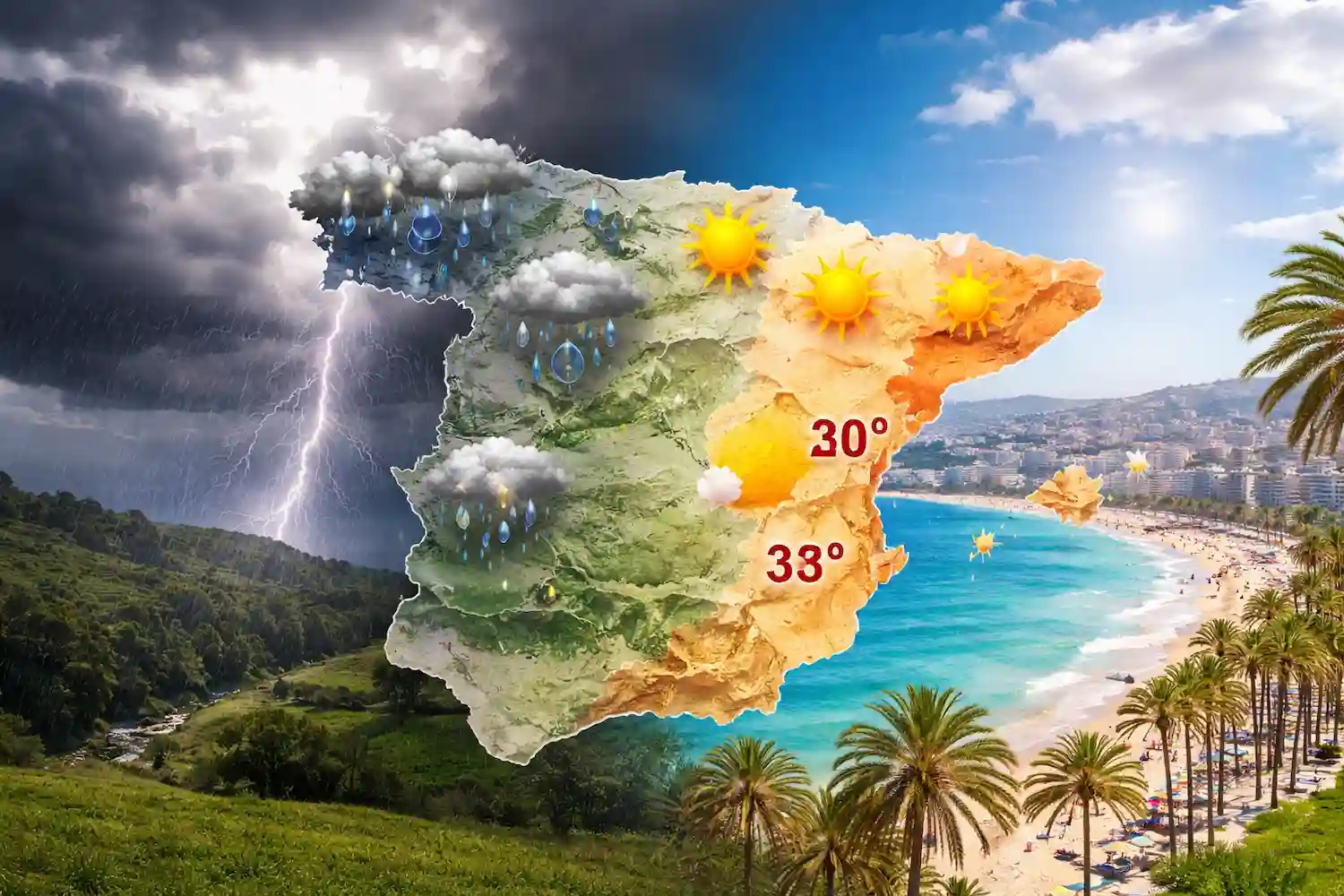 El tiempo en España hoy 7 de abril