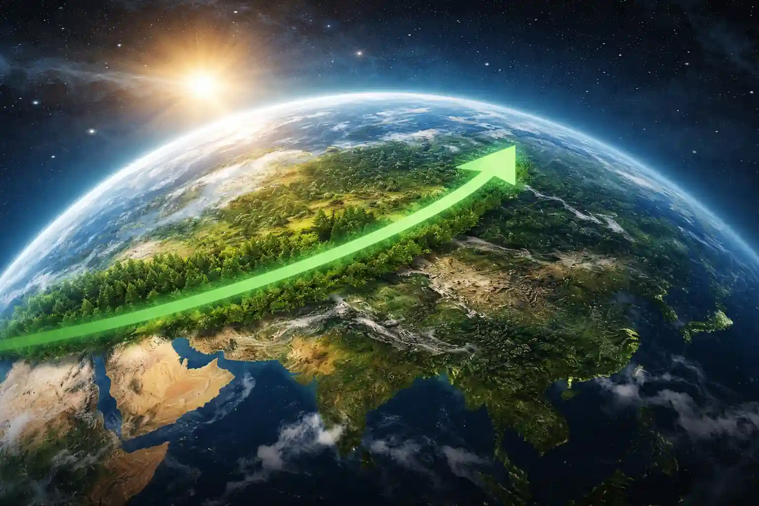 cinturón verde de la Tierra