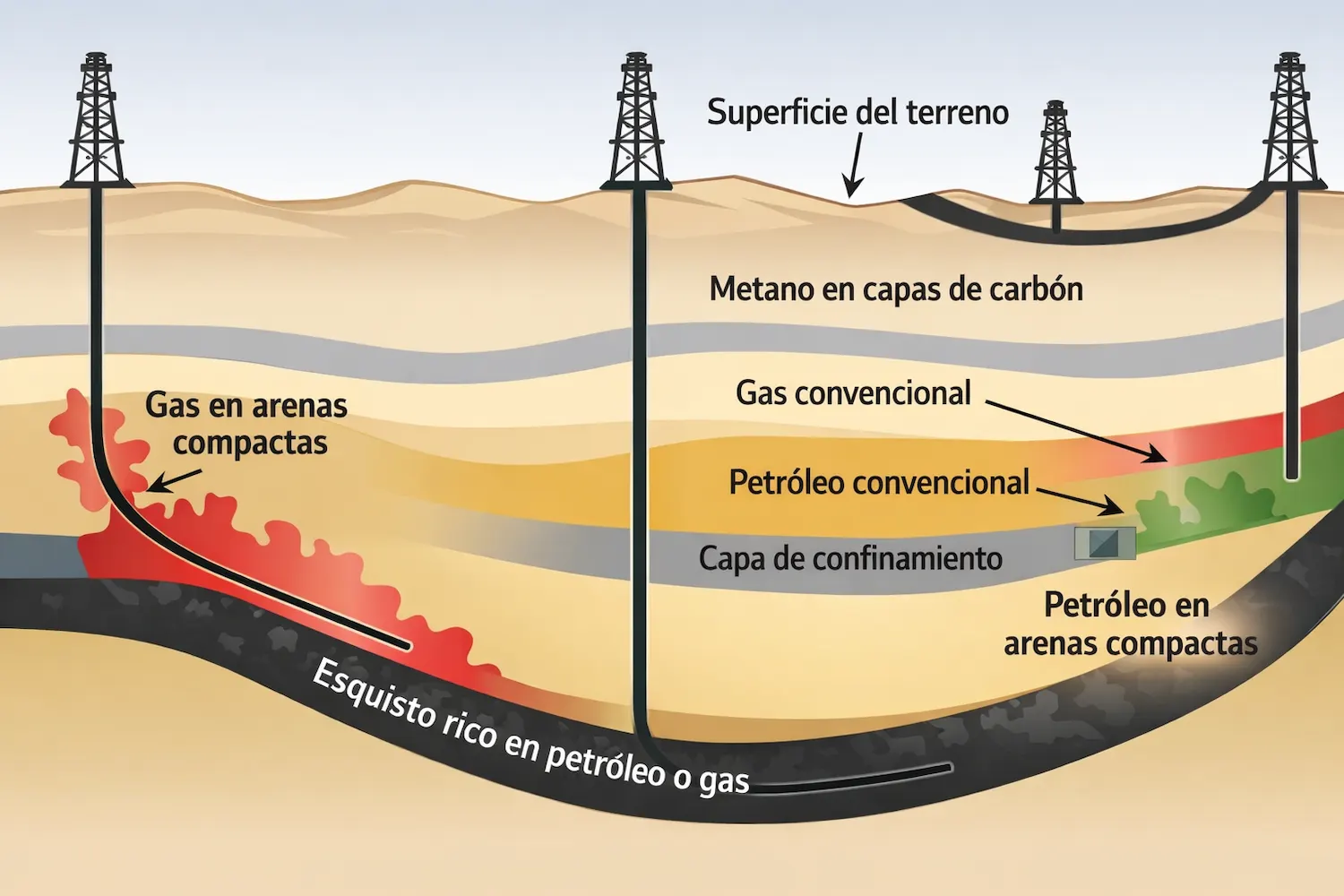 declive del shale oil
