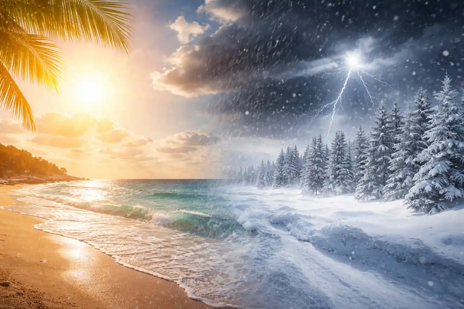 foto clima entre verano e invierno