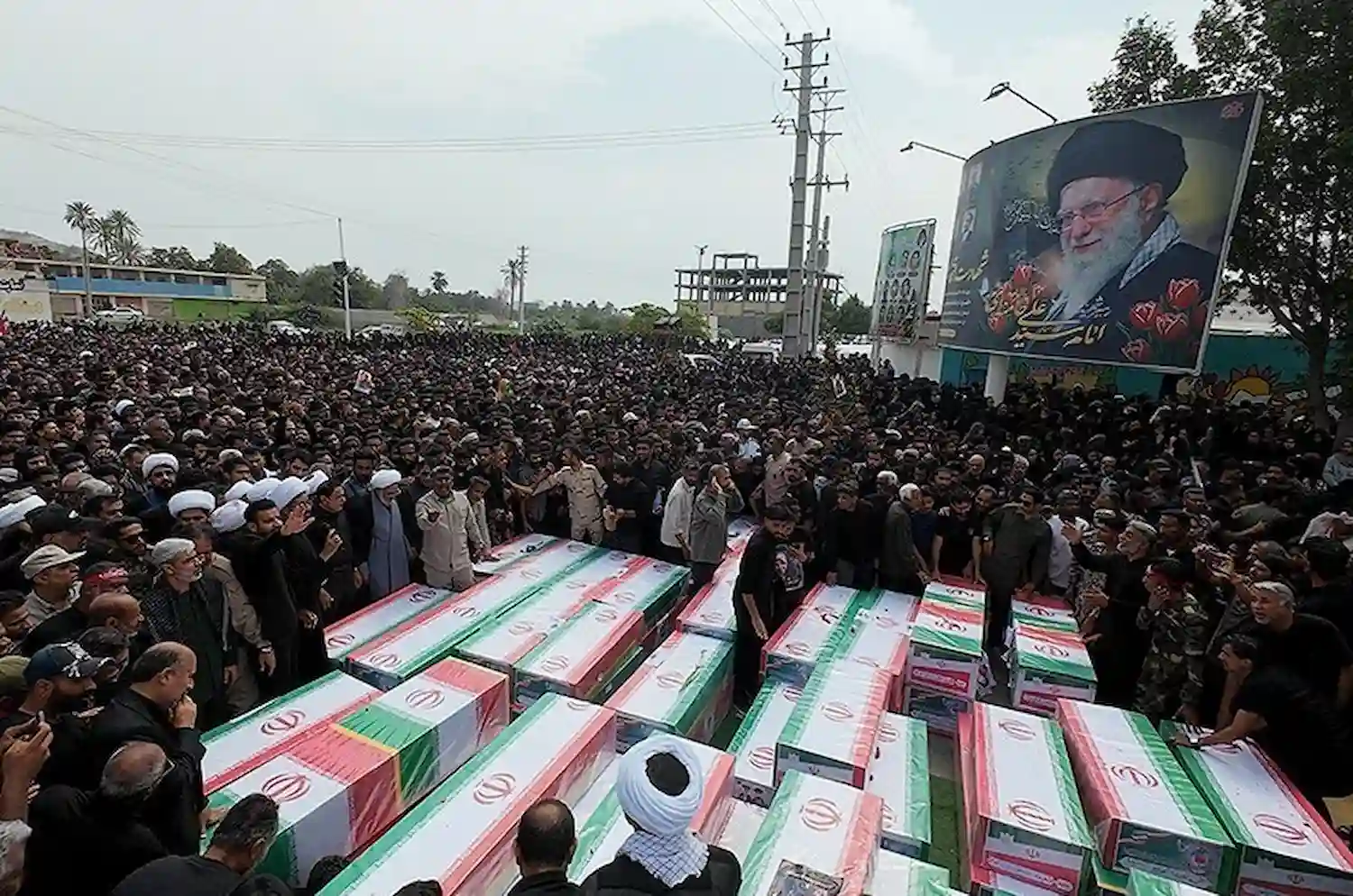 funeral de ali jamenei en teheran