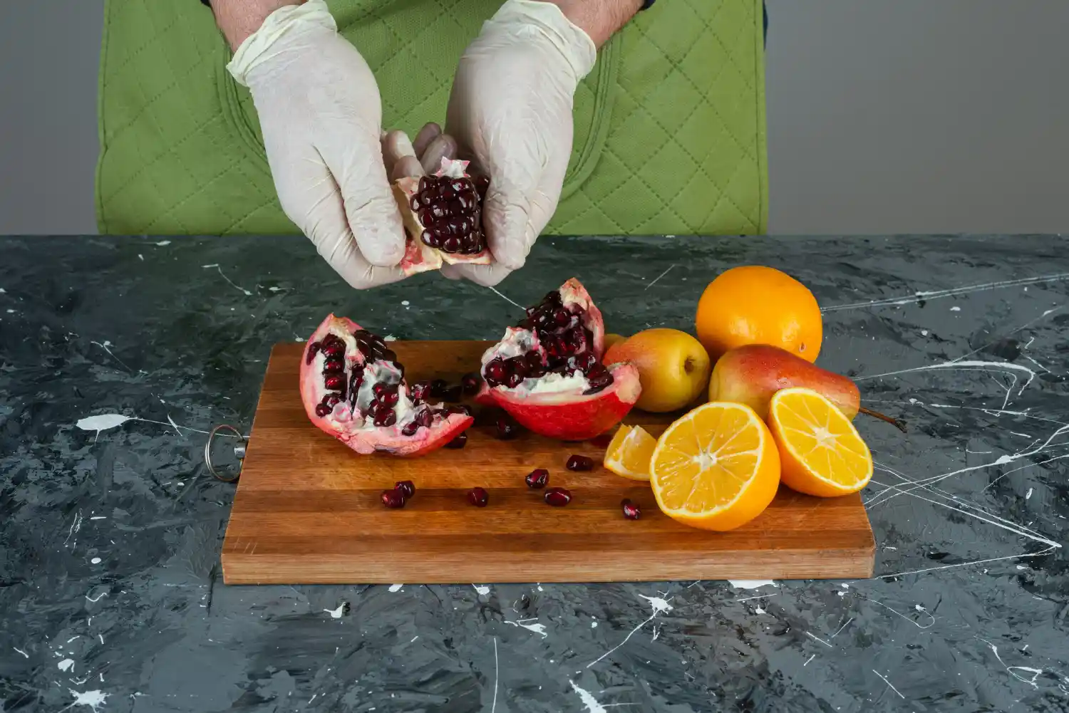 propiedades químicas de los residuos de frutas