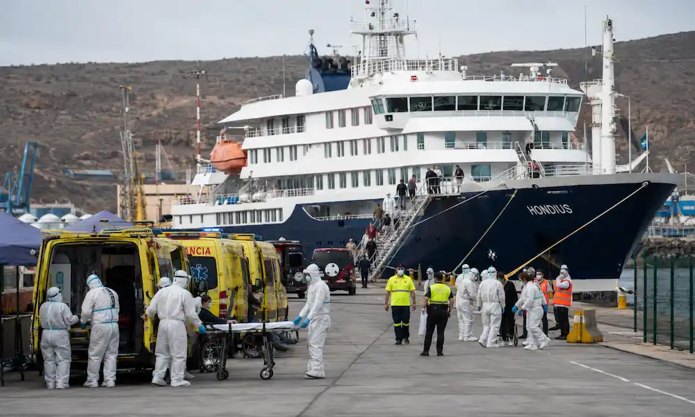 Cómo se evacuó el crucero del hantavirus