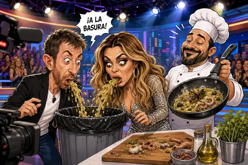 Pablo Motos y Melody vomitaron