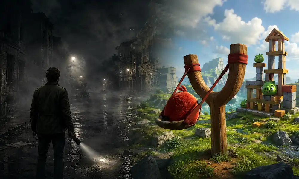 Silent Hill y Angry Birds