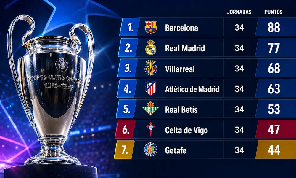 carrera champions laliga