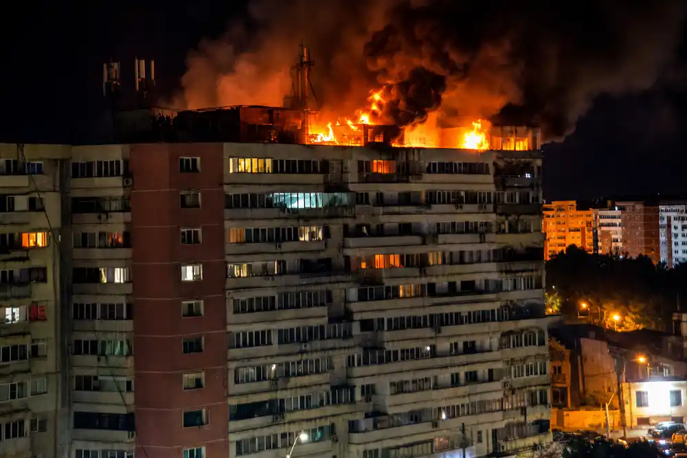 edificio rumania golpeado por un dron ruso