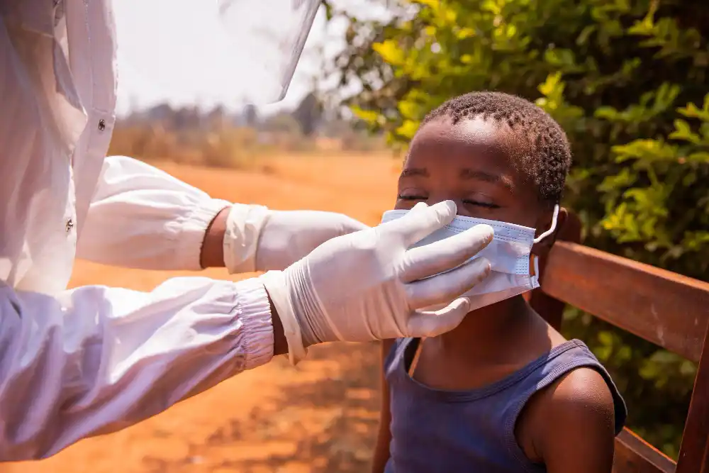 niño de congo enfermo de ebola
