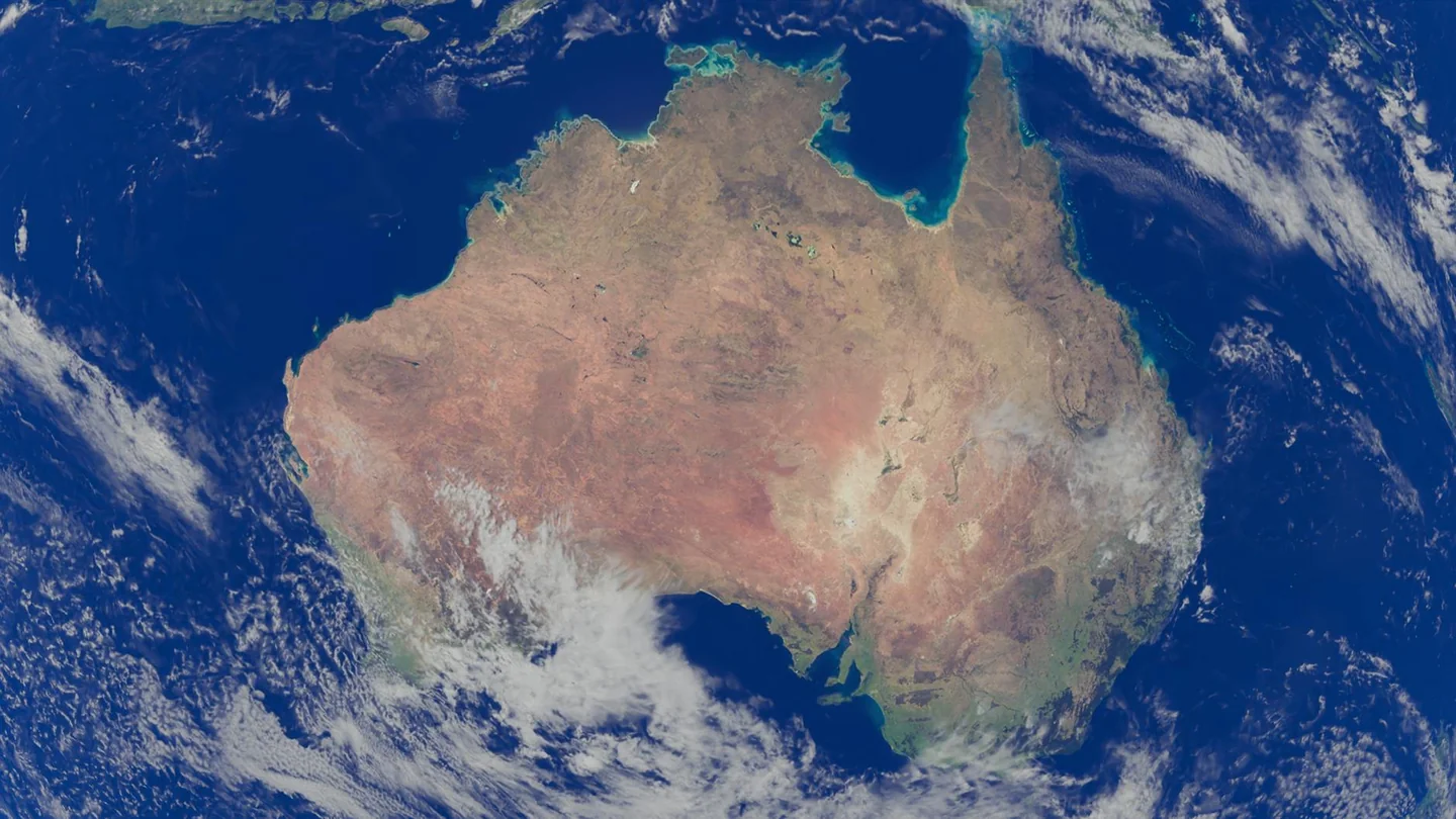Imagen de vista satelital del océano para ilustrar porque la nasa dejo de investigar el oceano