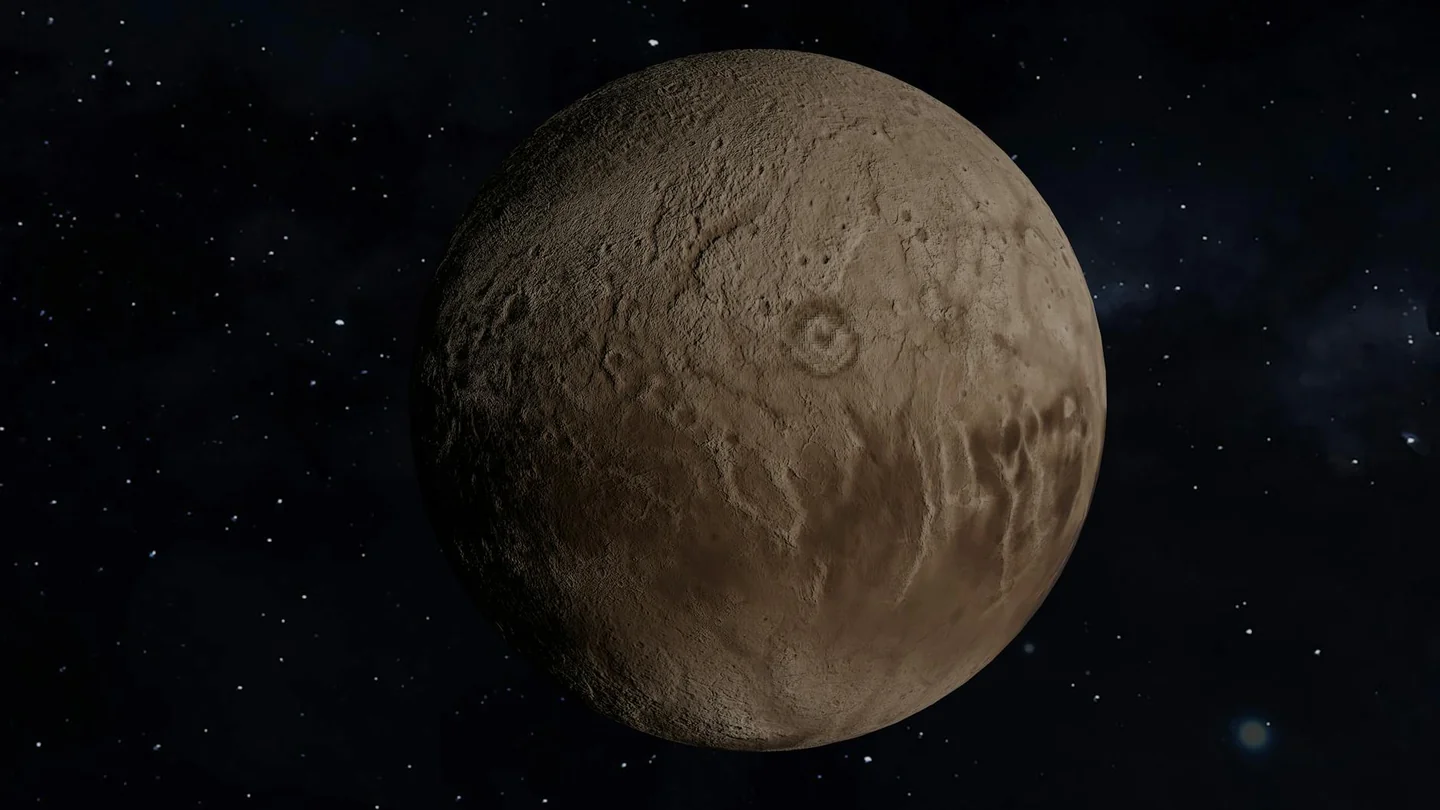 Imagen de Plutón en el espacio para ilustrar porque pluton no es un planeta