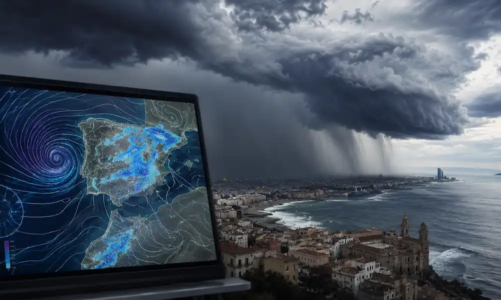 un borrasca y un pc