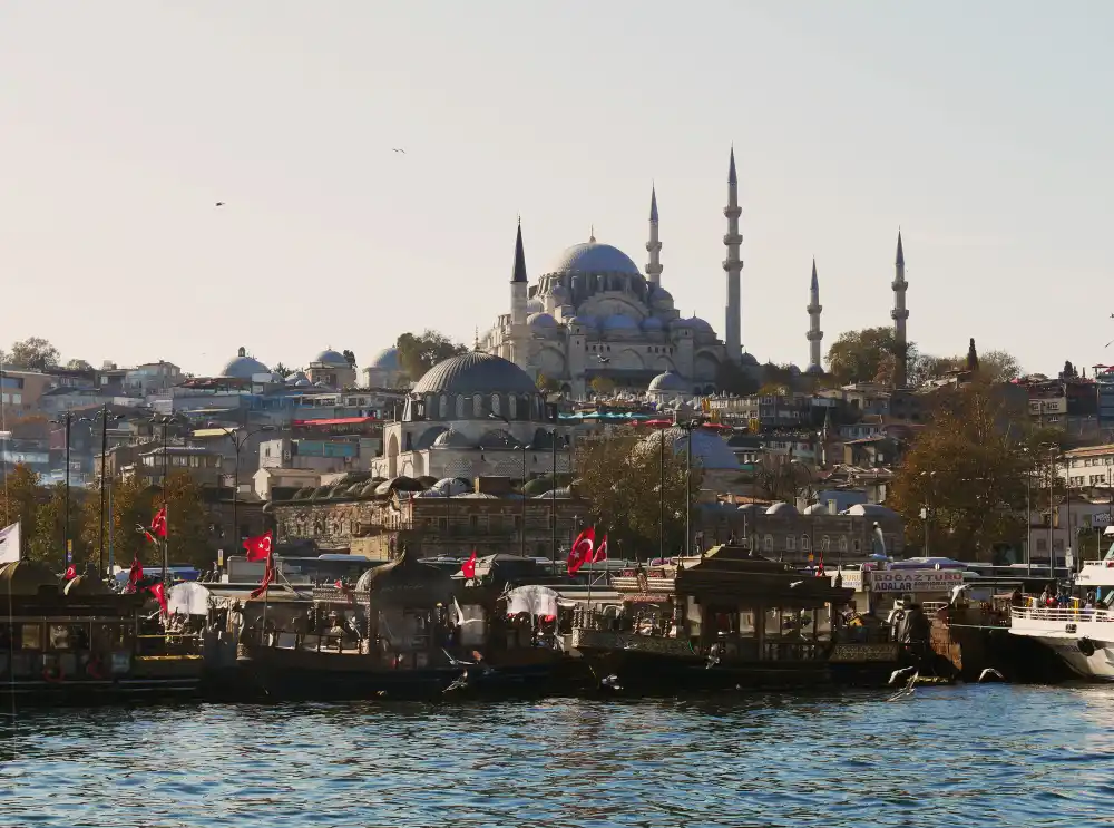 una vista de Estambul