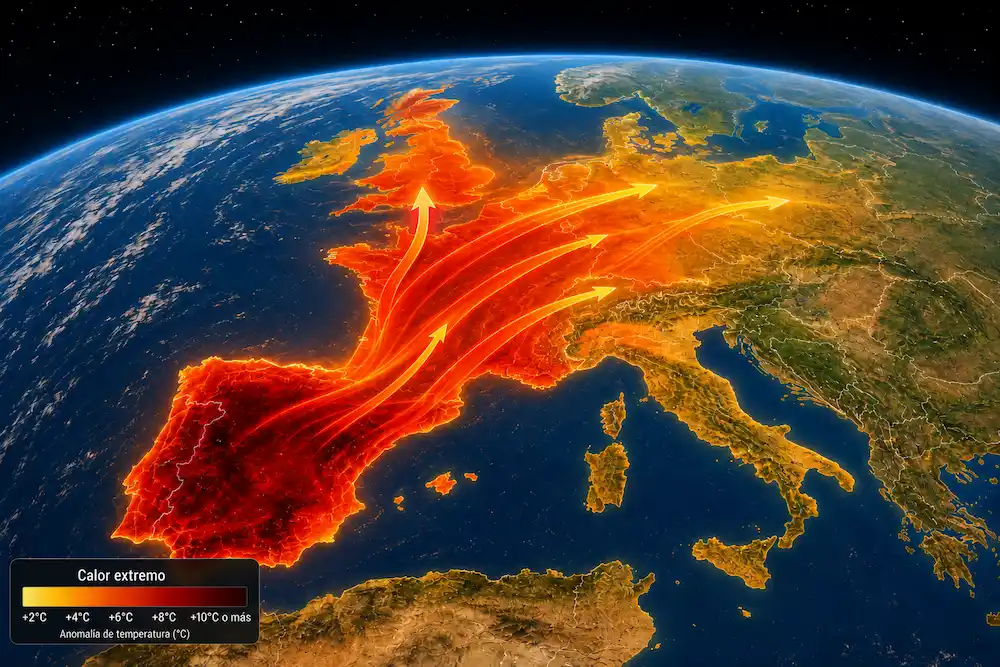 Europa calor extremo en junio