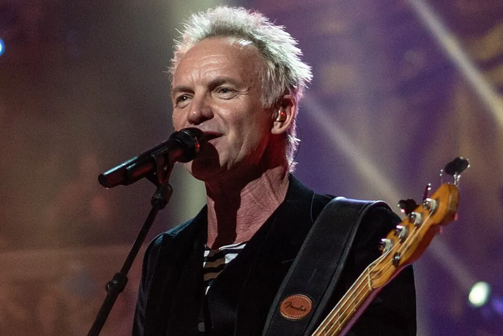 Sting en un concierto