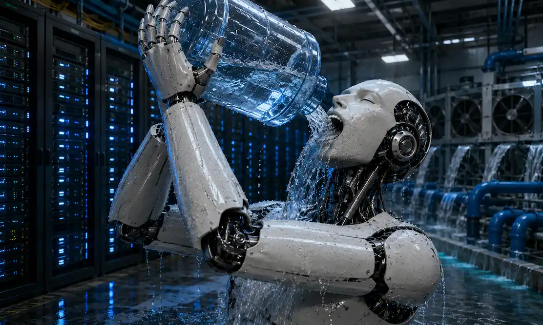consumo agua IA hasta 2030