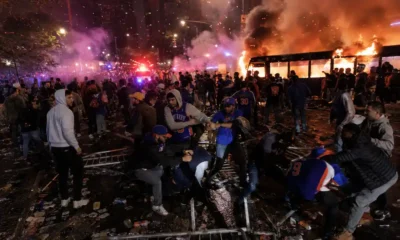 disturbios fiesta New York Knicks