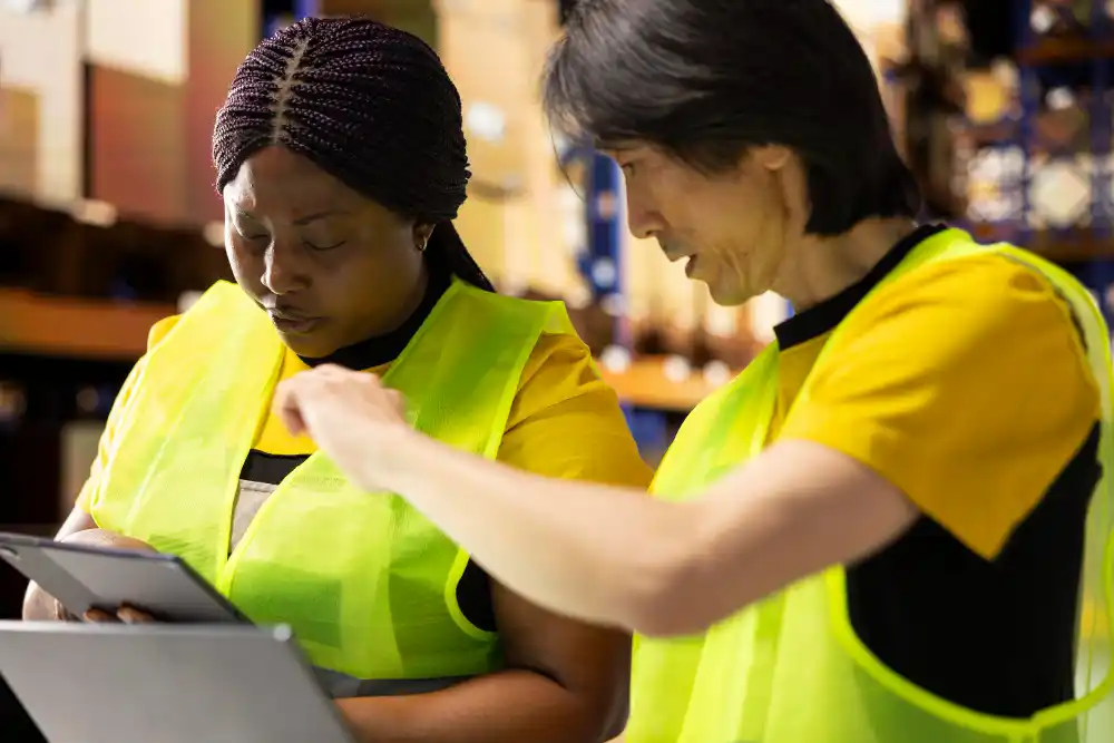 dos trabajadores extranjeros