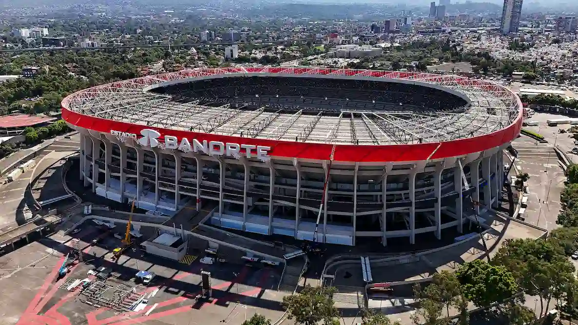 el estadio Azteca