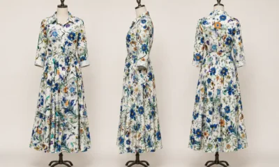 vestido de flores de la reina Letizia
