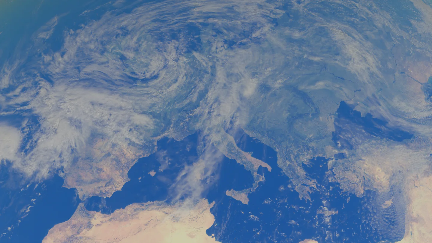Imagen de un mapa meteorológico del océano para ilustrar qué es El Niño y por qué no siempre afecta a España.