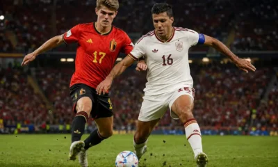 España contra Bélgica