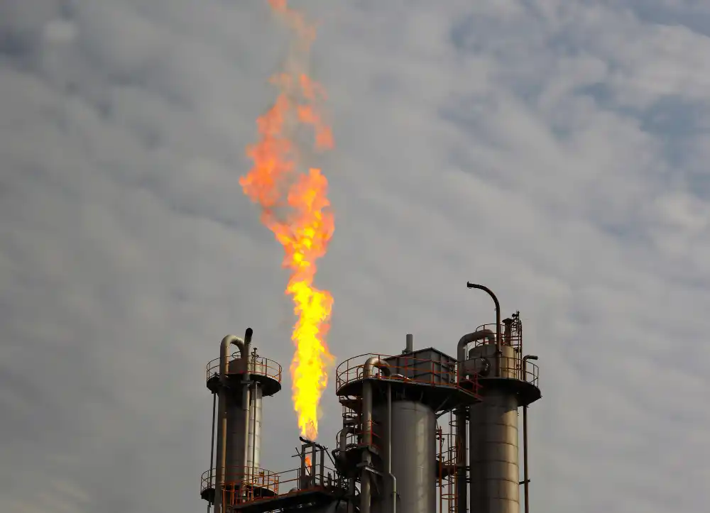 Por qué se quema gas natural