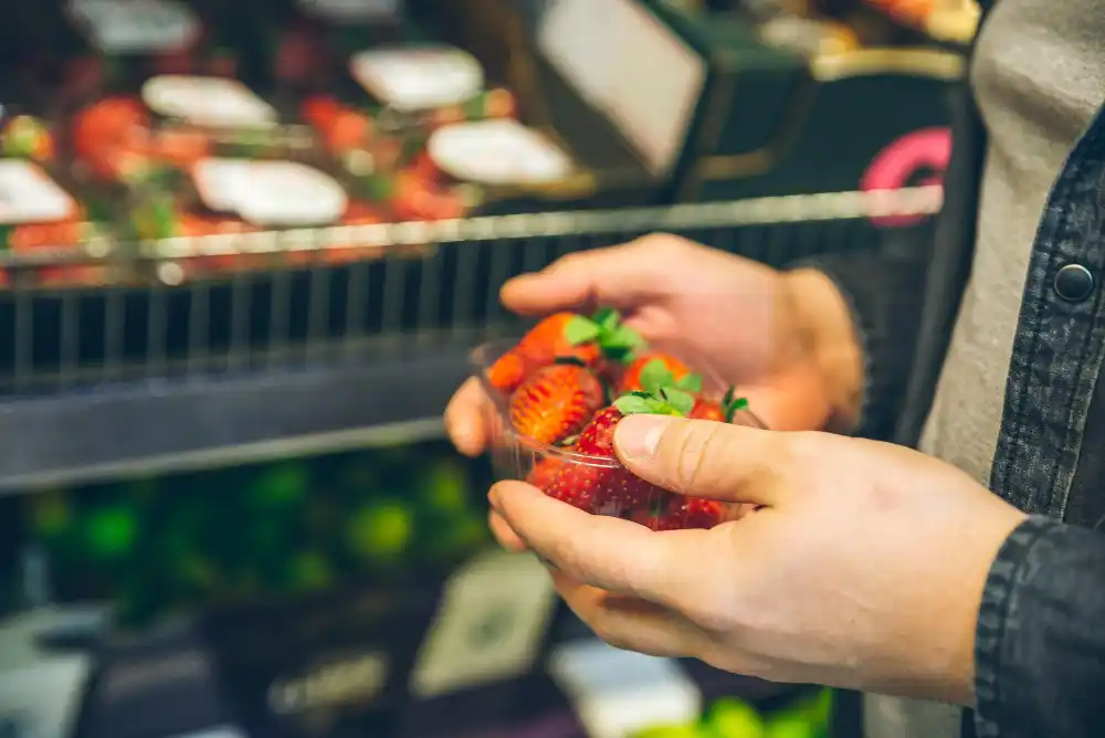fresas de los supermercados