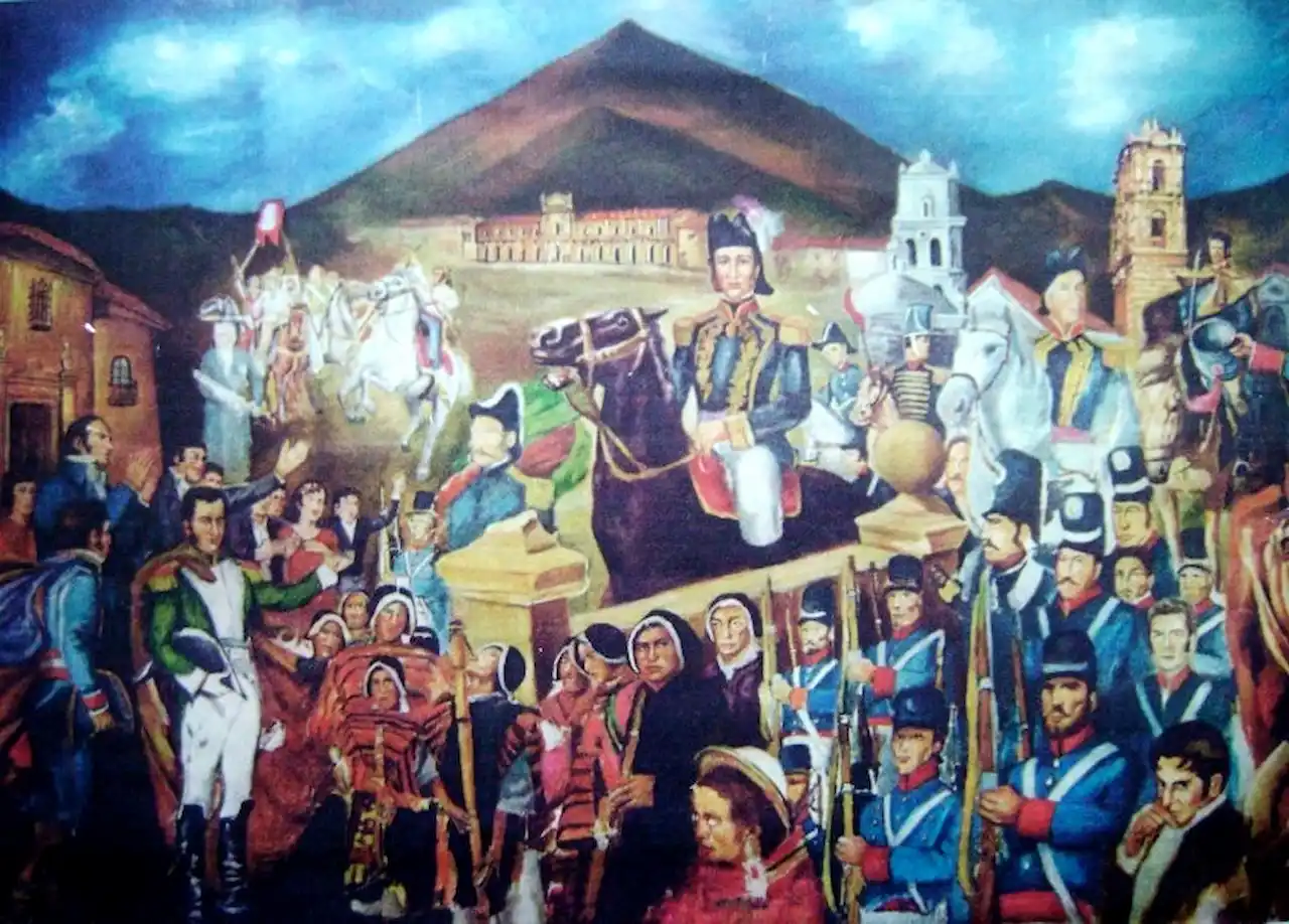 la independencia boliviana