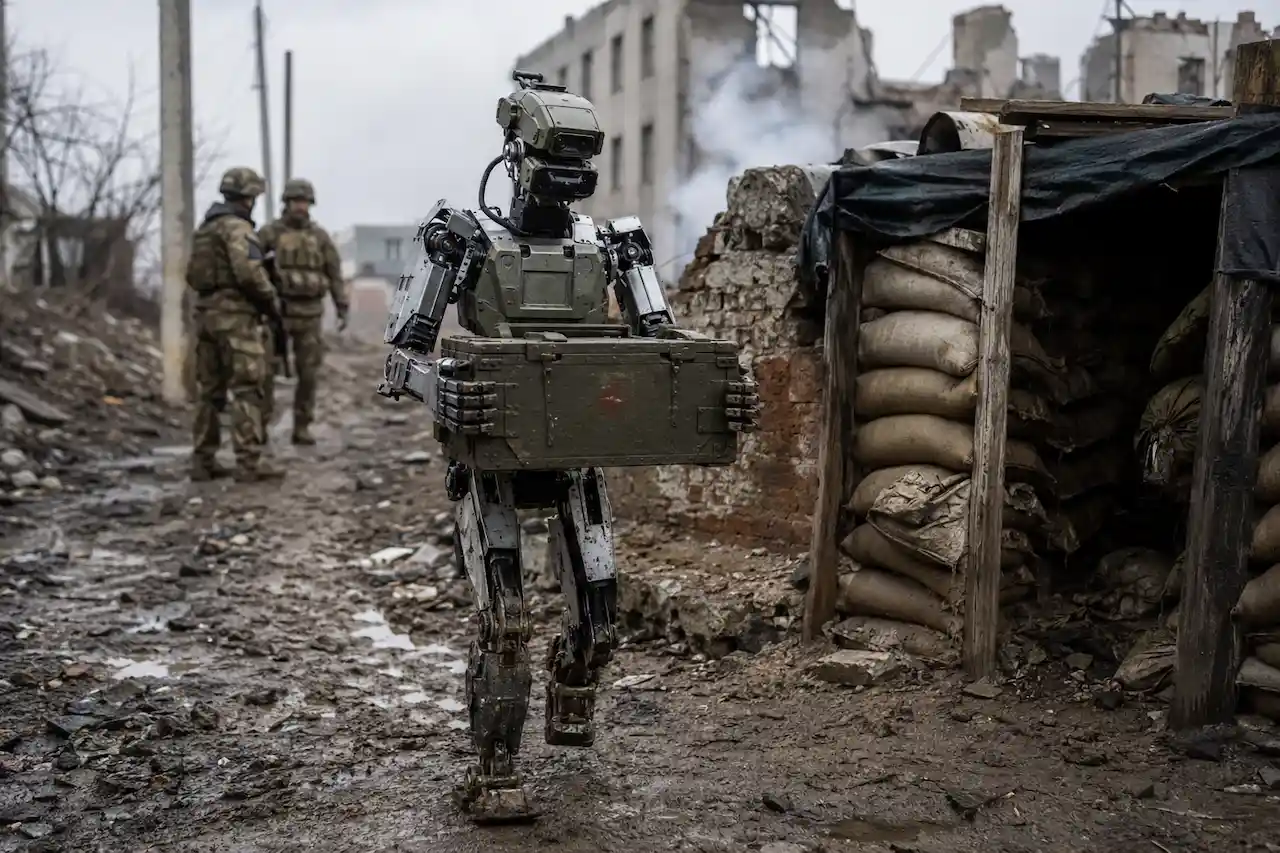 robots humanoides en Ucrania