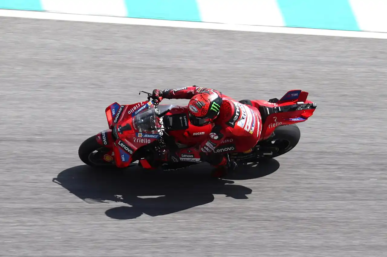 Bagnaia corriendo en Malasia