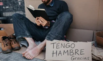 Hombre sin hogar