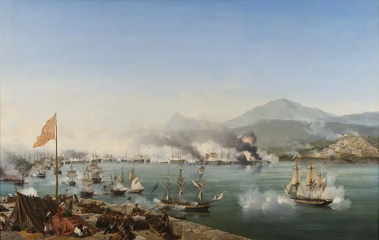 La batalla de Navarino