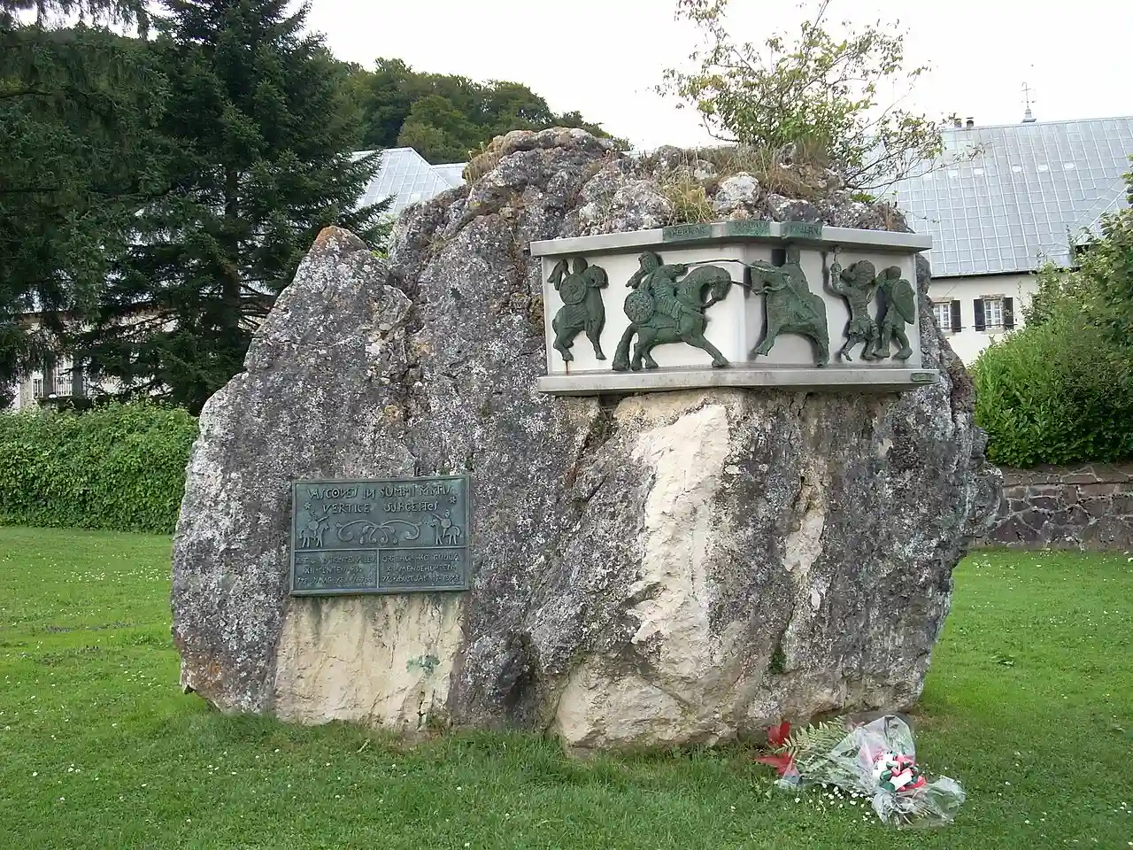 Monumento conmemorativo en Roncesvalles
