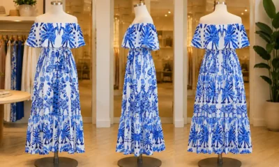 Sofía en Mallorca vestido de Desigual