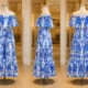 Sofía en Mallorca vestido de Desigual