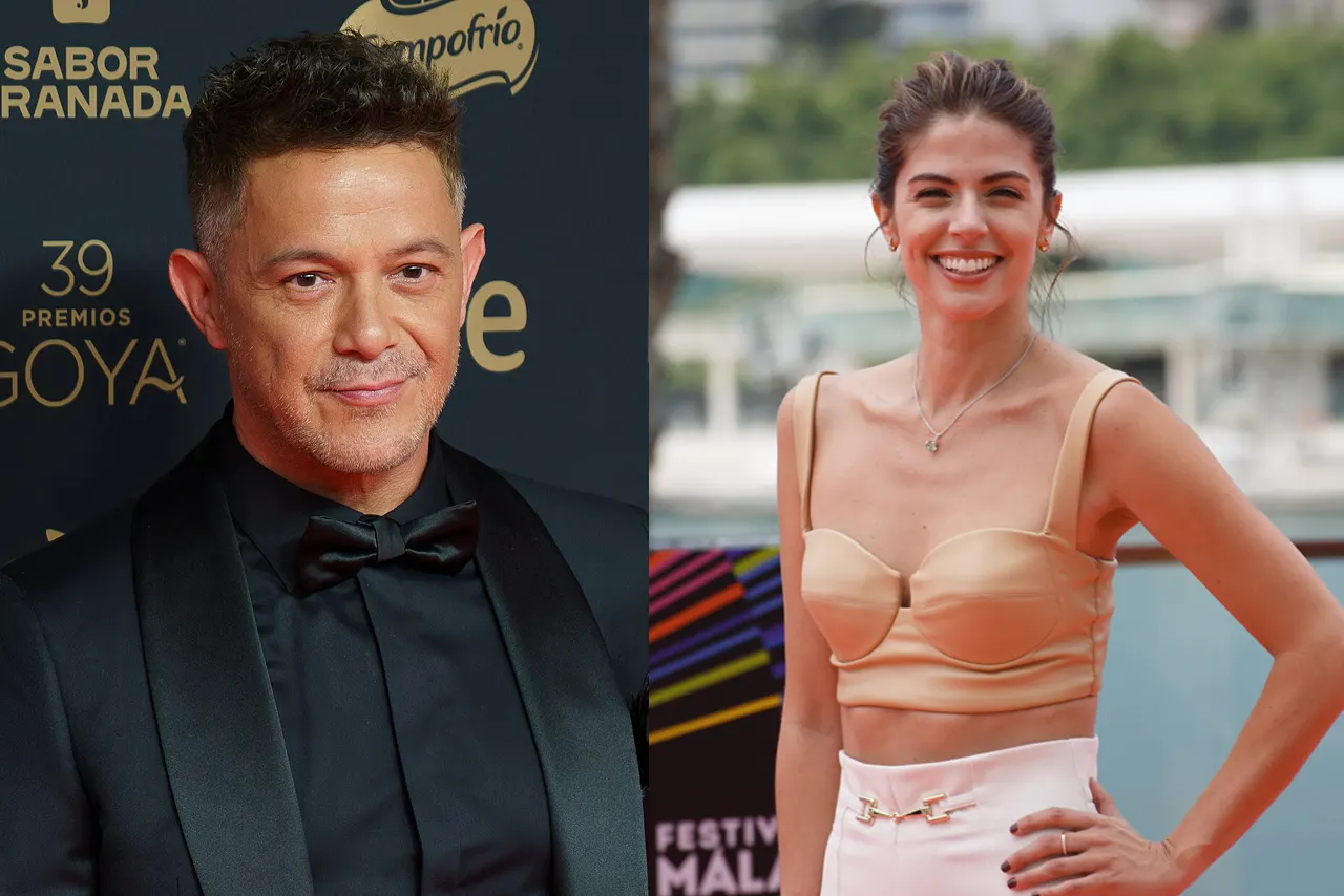 Stephanie Cayo y Alejandro Sanz