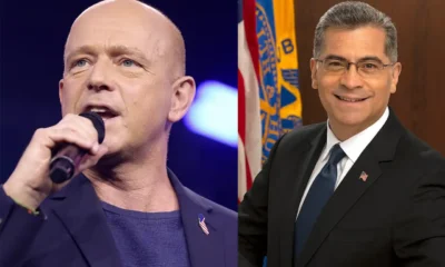 Steve Hilton y Xavier Becerra
