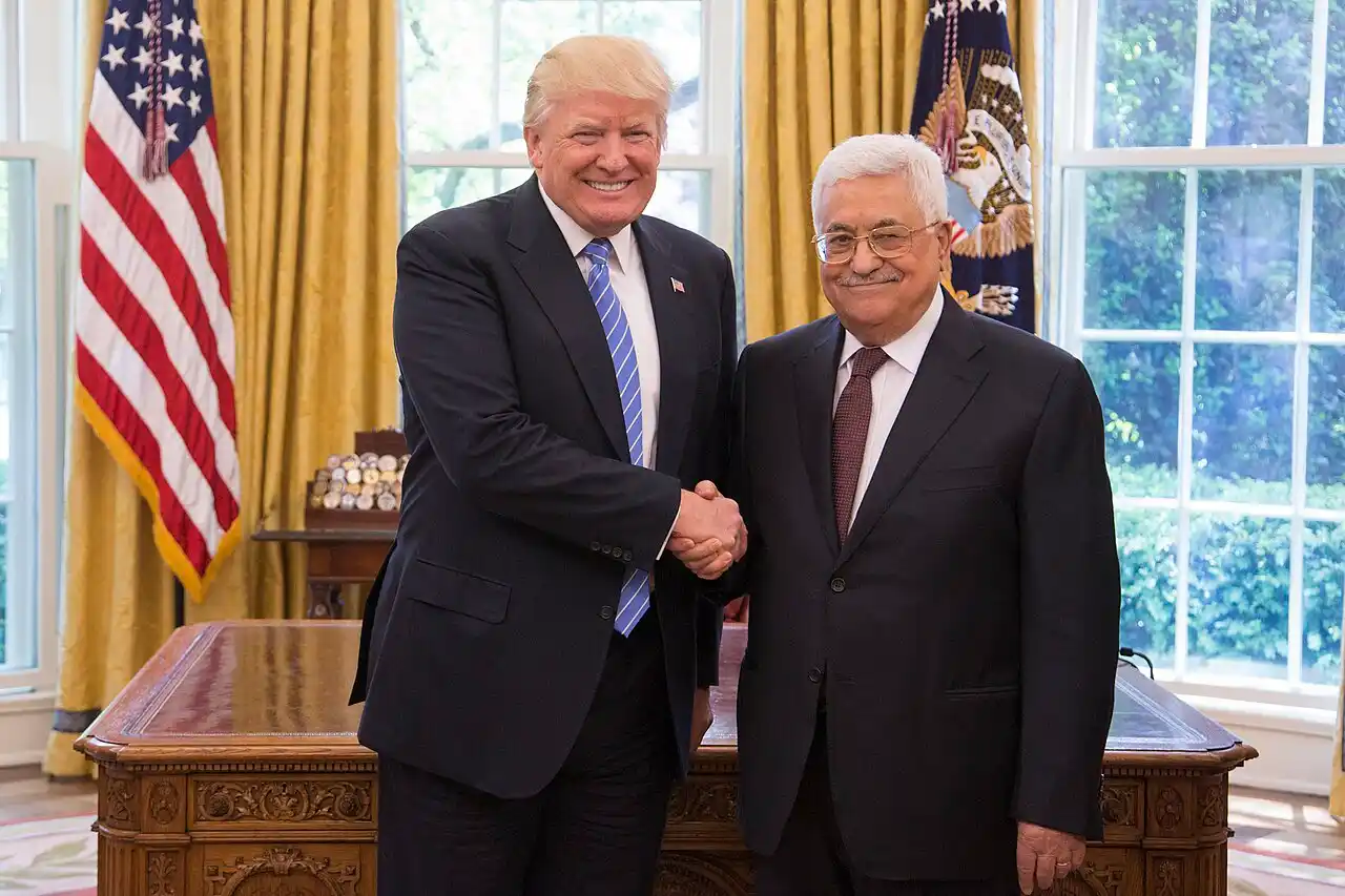 Trump y Abbas